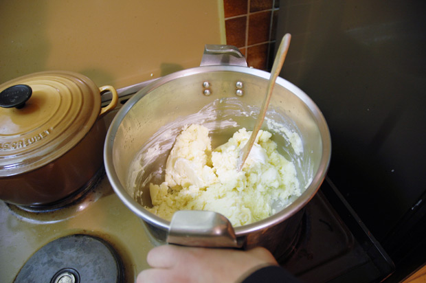 Purée enrichie pour l'aligot