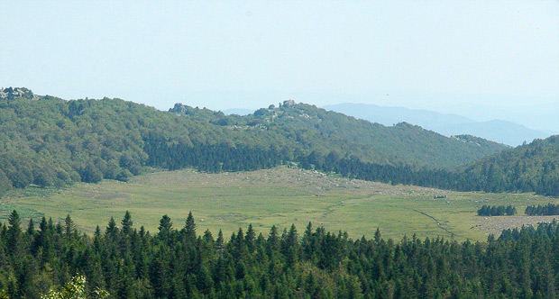 Vue dans la montée vers le pic Cassini